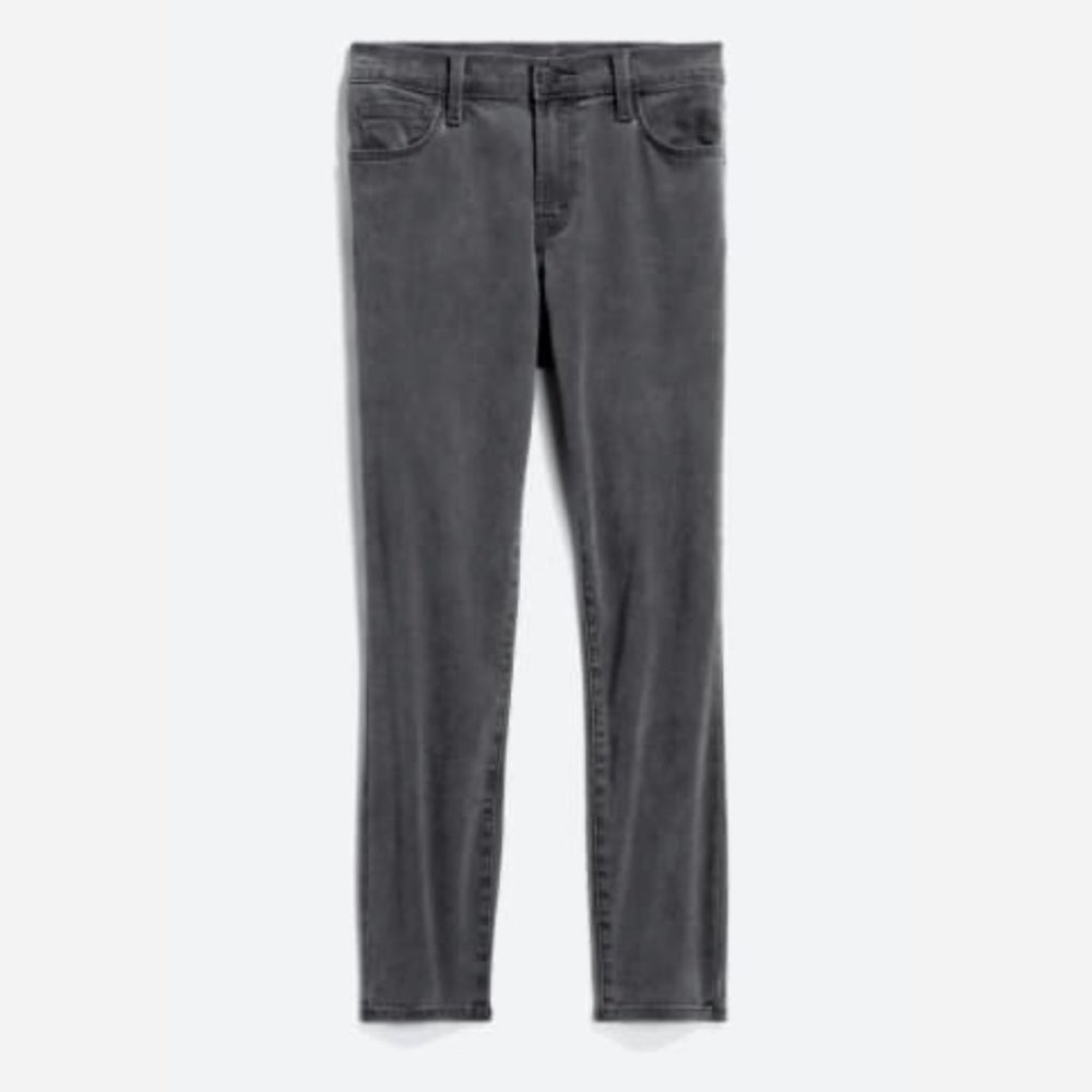 J Brand 835 Sateen Capri Skinny Jeans Grey Size 27